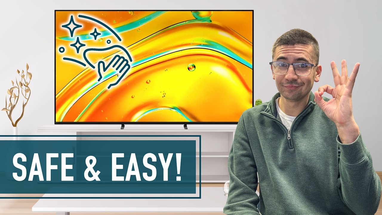 The BEST Way to Clean Your 4K TV | OLED, QLED, LCD, Mini LED - YouTube