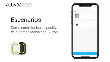 Escenarios Ajax: Cómo controlar los dispositivos de automatización con Button