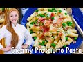 EASY Creamy Prosciutto Pasta Recipe! 30-Minute Meal! With Easy Cheese Sauce!!