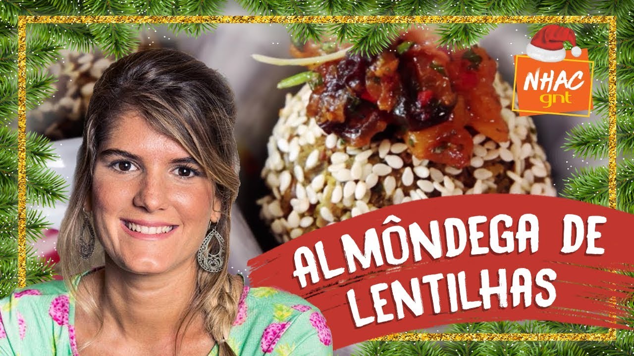 ALMÔNDEGA DE LENTILHA TATI LUND COMIDA.ORG