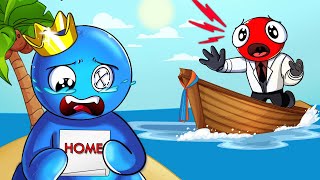 Blue Rainbow Friends, Please Come Back Home - Funny Story Roblox Rainbow Friends Animation