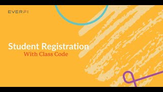 Student Registration [With Class Code]