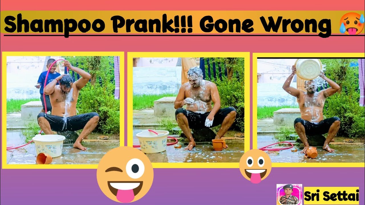 Shampoo prank🤪 Gone wrong😂 