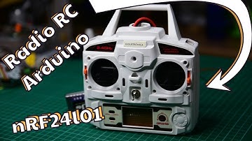 ✈️ Cómo hacerte un MANDO DE RADIO RC  casero y MUY BARATO Y RÁPIDO 💸!!   [[ ARDUINO y nRF24 ]]