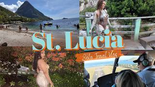 St. Lucia Travel Vlog 🇱🇨🌺 | Solo in the Caribbean