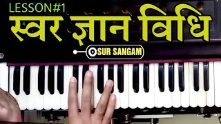 चार-चार स्वरों से पाएं स्वर का ज्ञान  | Lesson #1 | Sur Sangam Harmonium screenshot 1