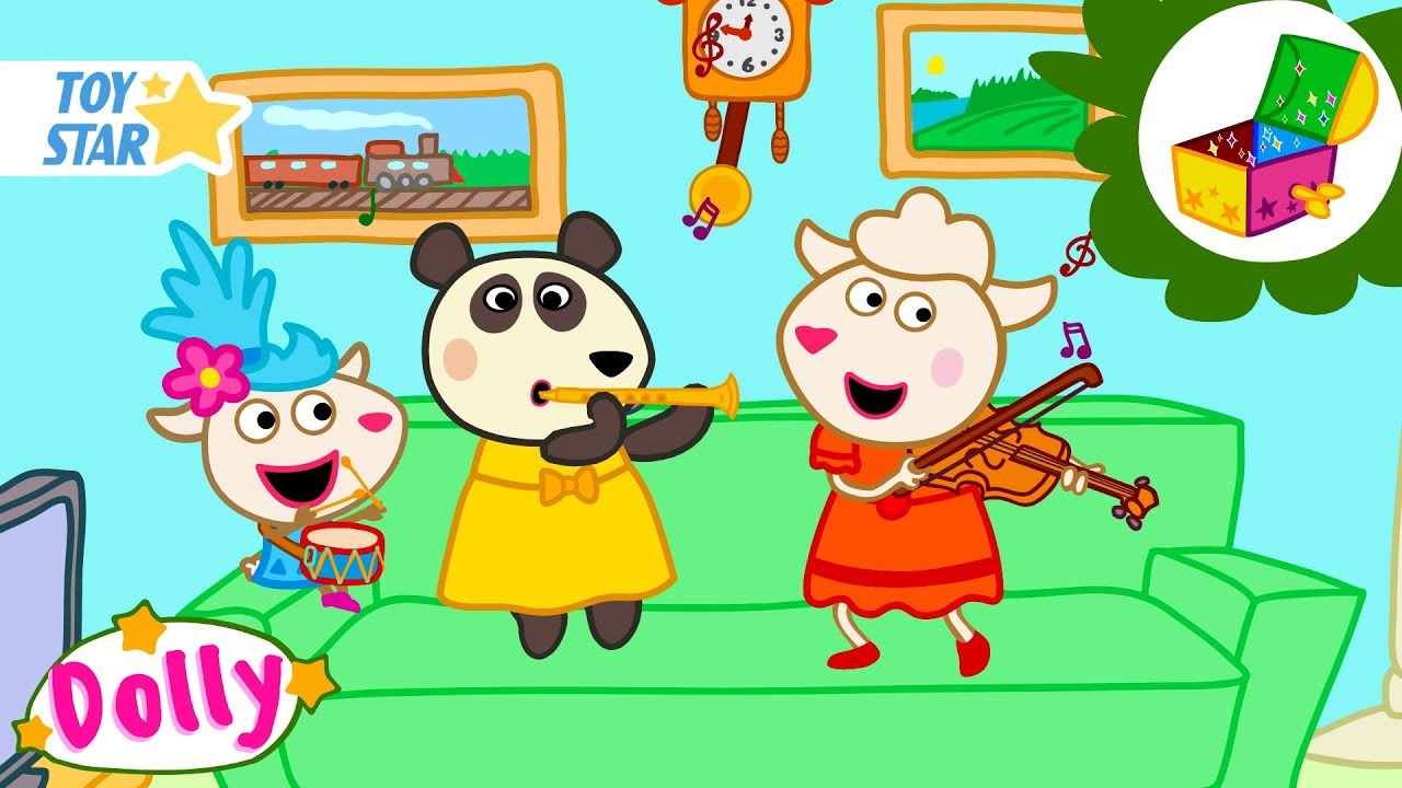 Dolly And Friends Funny Cartoon For Kids Music Box Season 3 5 New