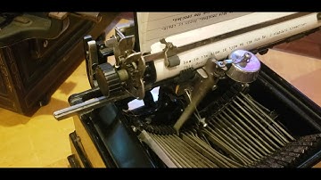 Sun No. 2 Standard Typewriter in Use