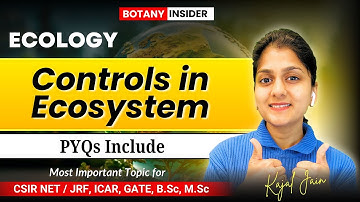 Ecology- Controls in Ecosystem | Top Down control I Bottom Up control I CSIR-NET JRF| GATE ||