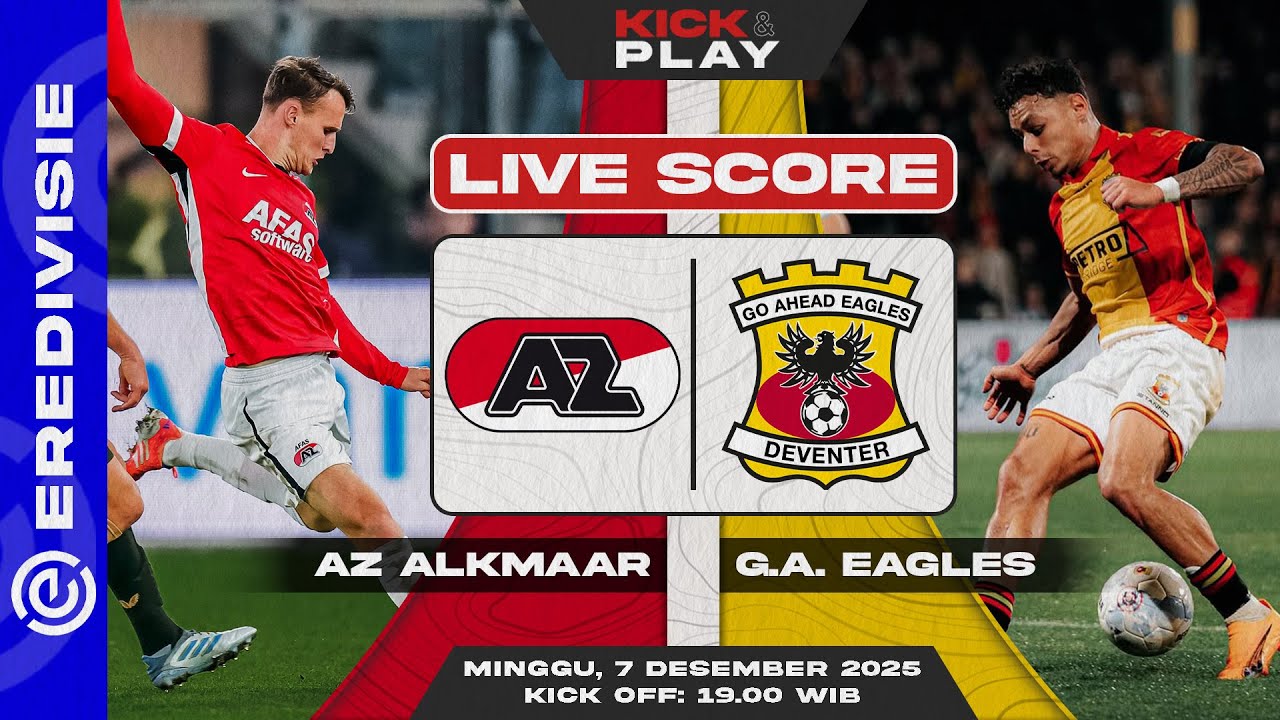 🔴 AZ Alkmaar vs Go Ahead Eagles | Eredivisie | LIVE SCORE - YouTube