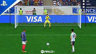 FIFA 23 ARGENTINA VS FRANCE FIFA WORLD CUP PENALTY SHOOTOUT FINAL