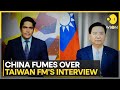 China Embassy reacts to Taiwan FM&#39;s WION interview, says &#39;It will eventually unify with motherland&#39;