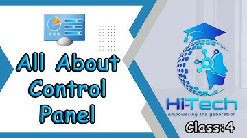 All About Control Panel| Control Panel Setting| Computer |Class: 4|Hi-Tech Education || Urdu/Hindi