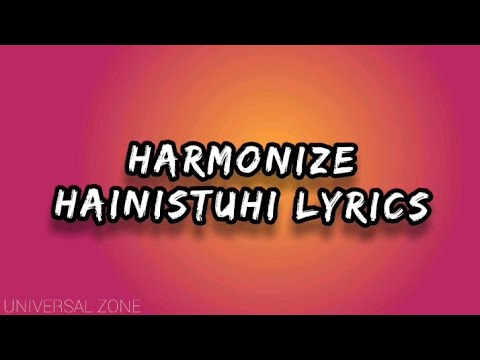 Harmonize   Hainistui Official Lyrics Video