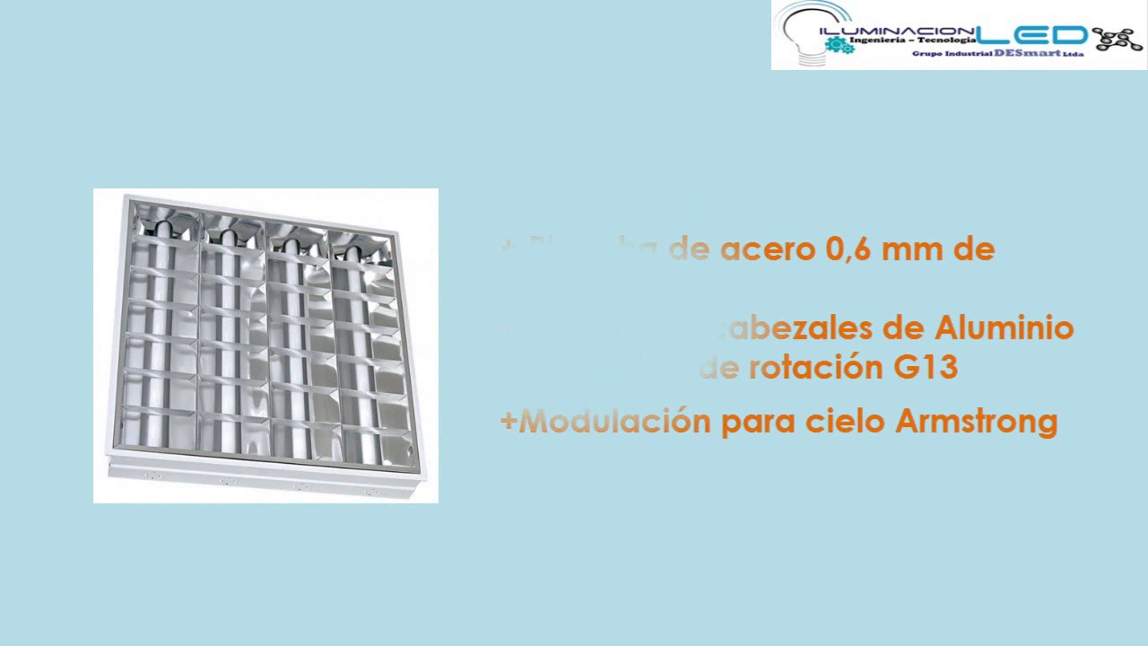 Luminarias LED rejillas con tipo Tubos yvm0wnON8
