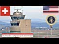 Air Force One POTUS Trump Landing Zurich Switzerland WEF 25 January 2018 Marine One + ATC Radio