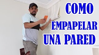 COMO PONER UN PAPEL TAPIZ