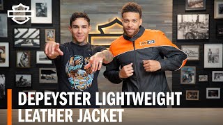 Harley-Davidson Men's Depeyster Leather Riding Jacket Overview