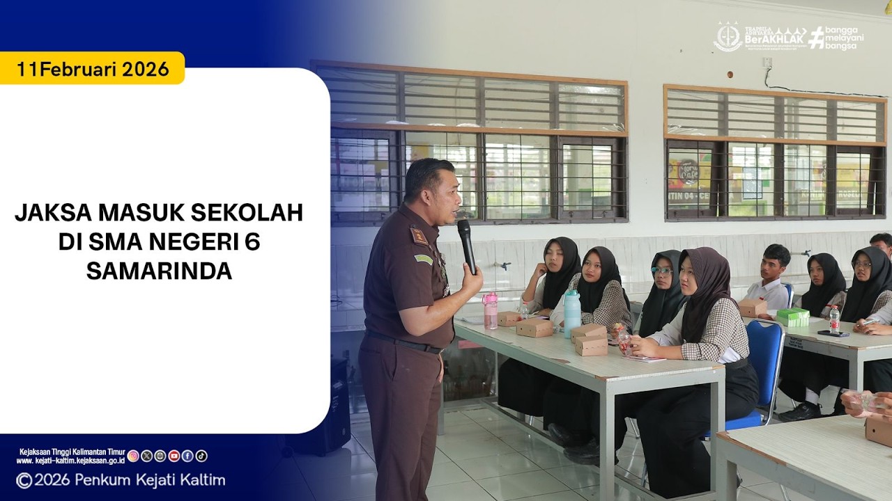 JAKSA MASUK SEKOLAH DI SMA NEGERI 6 SAMARINDA - YouTube