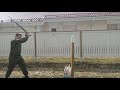 Cutting practice with Bosworth longsword