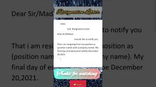 how to write resignation letter jobresignationletter resignationletter resignletter