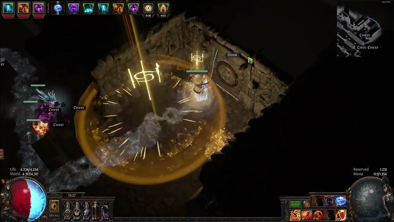 Storm Secret "Self Hit" versus flask mod "gain charges when hit" YouTube