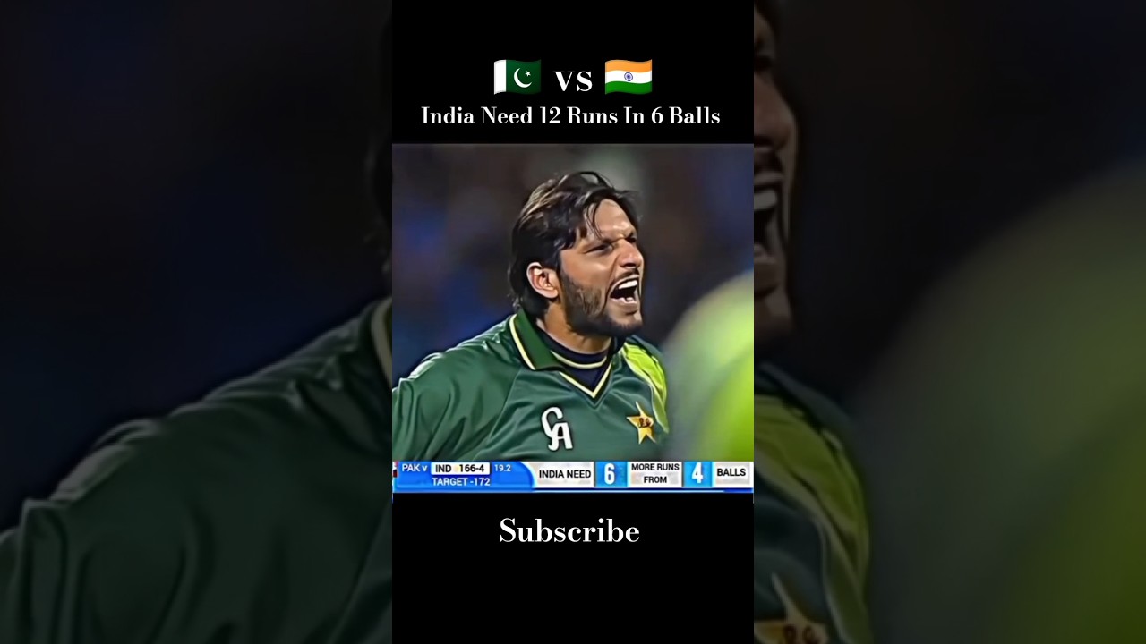 💀 Last Over 12 Runs Needed... Shahid Afridi Said "Not Today! #cricket #cricketlover #shahidafridi