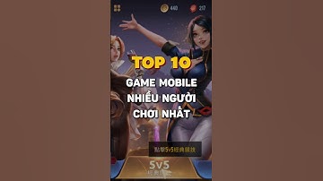 Top 10 game mobile nhiều người chơi nhất #freefire  #gamemobie #lmht
