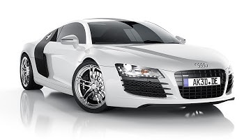 AK3D 3D car animation tutorial book Audi R8