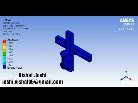 Slider Crank Mechanism || Part 2 || Modal || ANSYS Workbench - YouTube