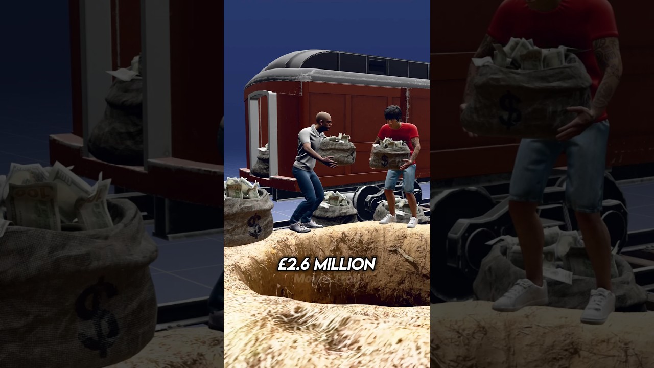 Великое ограбление железнодорожного туннеля! 🚂💰