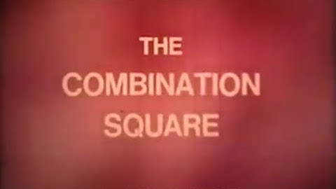 How to Use a Combination Square:  Tri Square, Center and Protractor Heads