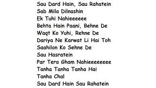 Here is the song lyrics sau dard hain from movie jaan-e-mann original
:- https://www./watch?v=xo8ju-vc1c0 credit https://www.yout...