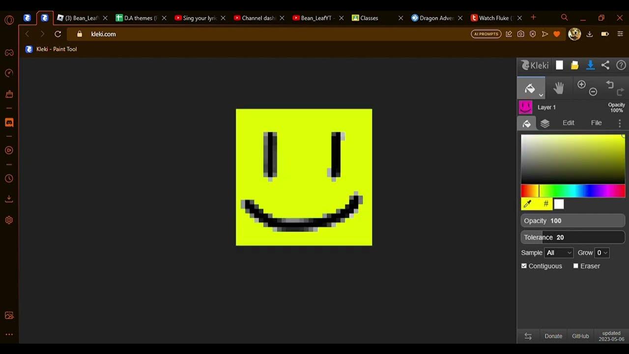 Just happy kleki paint tool youtube