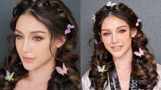 Sweet Cute Princess Hairstyle Tutorial ทรงผมเจ้าสาวสไตล์เจ้าหญิง หวานแหวว แบ๊วกรุบ