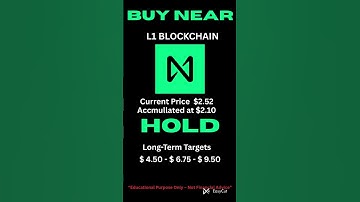 NEAR Protocol: The Future of Layer 1 Blockchain #NEAR #Crypto #BTC #ETH #XRP #LongTerm #BullRun