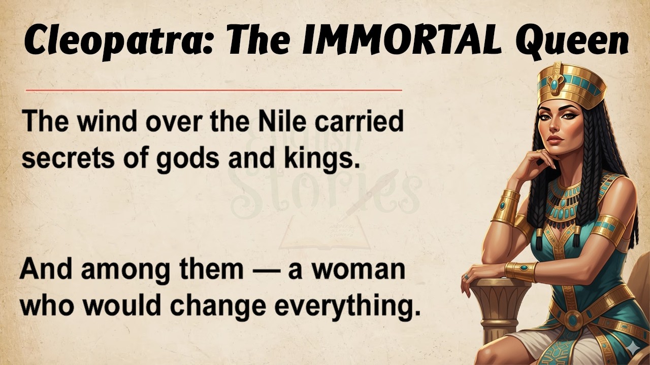 The Captivating Tale of Cleopatra || Master English Through Story 🔥 || Listening Practice ✅