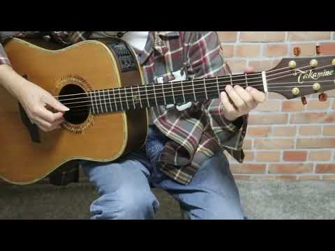 歌姫（中島 みゆき）のギターソロ、初級から中級向け楽譜の演奏動画