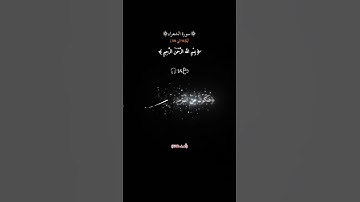 سورة الشعراء.    قالوا وهم فيها يختصمون                   أرح قلبك قليلاً 😴🎧