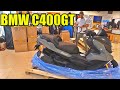 Распаковка BMW C400GT. Достаем из коробки новый макси скутер БМВ