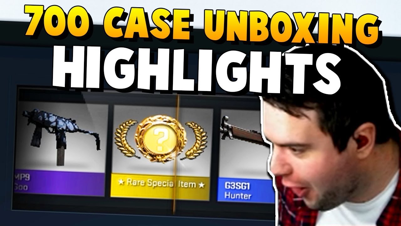 CS:GO - 700 Cases Unboxing Highlights - 700k Subscriber Milestone - YouTube