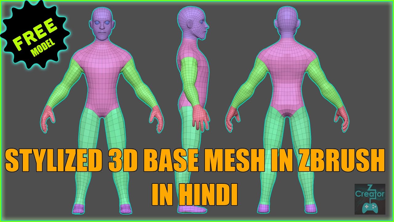 how to make changes to base mesh zbrush