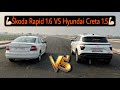 Škoda Rapid VS Hyundai Creta Drag Race🚀| Diesel VS Diesel🔥                #skoda #creta #dragrace