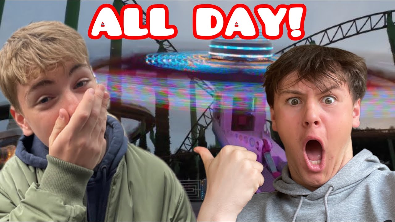 Riding “Time Machine” At Adventure Island ALL DAY!! | VLOG