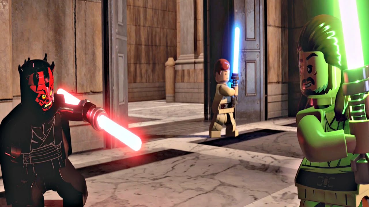 Lego Star Wars The Skywalker Saga - Darth Maul Boss Fight & Ending (The Phantom Menace Saga) 2022