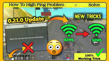 How To Solve High Ping Problem In Pubg Mobile Lite ! Pubg Mobile Lite me High Ping aata hai kya kare