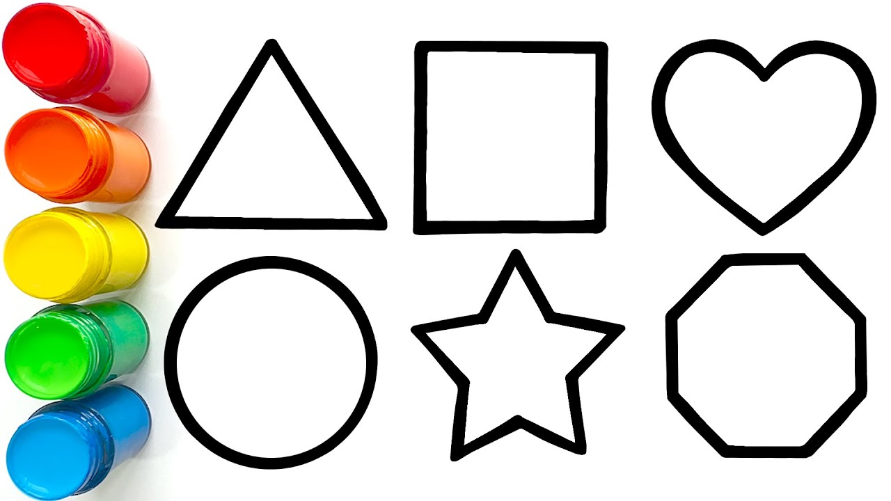 How to Draw Basic Shapes | Step by Step Drawing Tutorial - YouTube