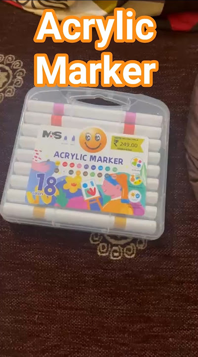 Acrylic Marker for me #djking #minivlog #acrylic #markers