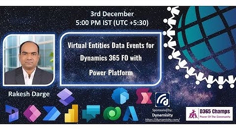 Virtual Entities Data Events for Dynamics 365 FO with Power Platform - By Rakesh Darge