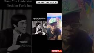 Drew lifestyle TV says listen to the words of Bruce Lee legend 🌟 smart Wiseman